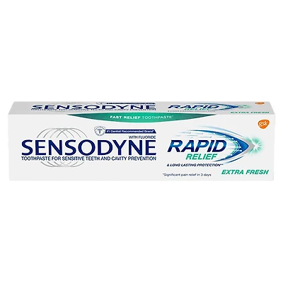 Sensodyne Rapid Relief Toothpaste - Extra Fresh - 75ml