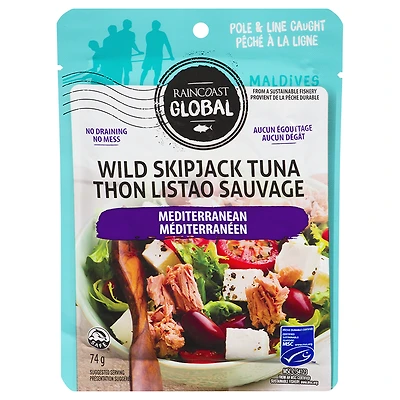 Raincoast Global Wild Skipjack Tuna - Mediterranean - 74g