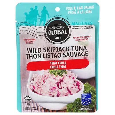 Raincoast Global Wild Skipjack Tuna - Thai Chili - 74g