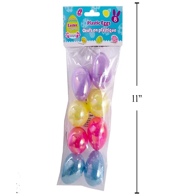 OPALESCENT PLASTIC EGG Size 8s