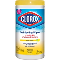 Clorox Disinfecting Cleaning Wipes - Lemon - 75s
