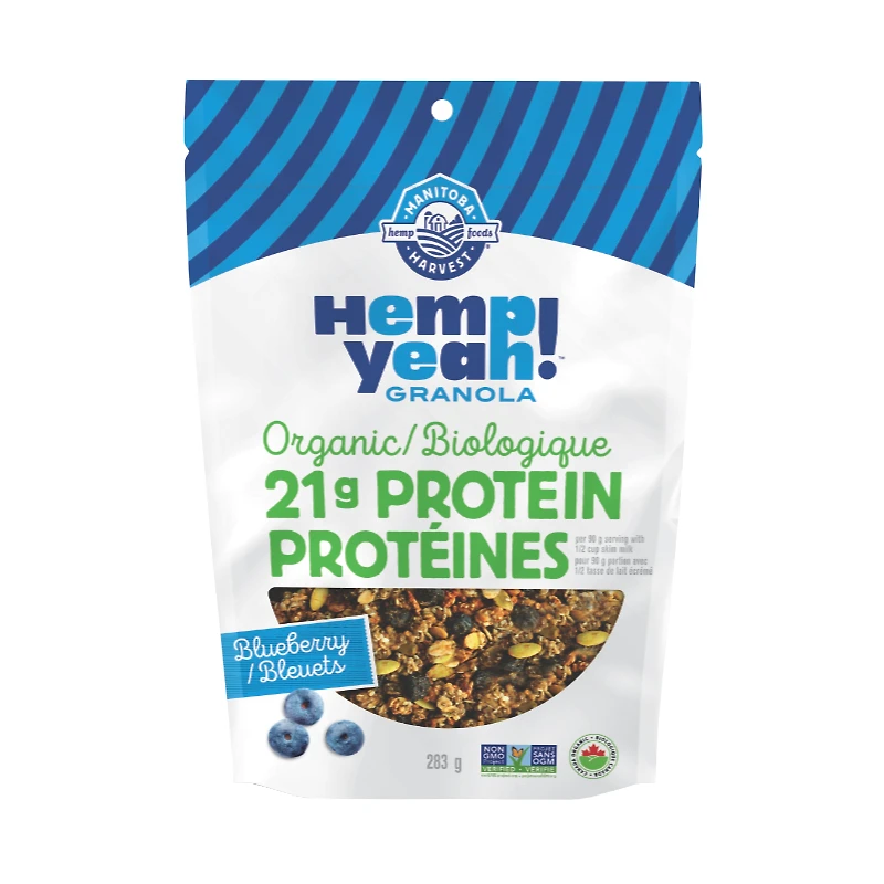 Manitoba Harvest Hemp Yeah Organic Granola - Blueberry - 283g