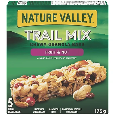 Nature Valley Trail Mix Chewy Granola Bars - Fruit & Nut - 175g