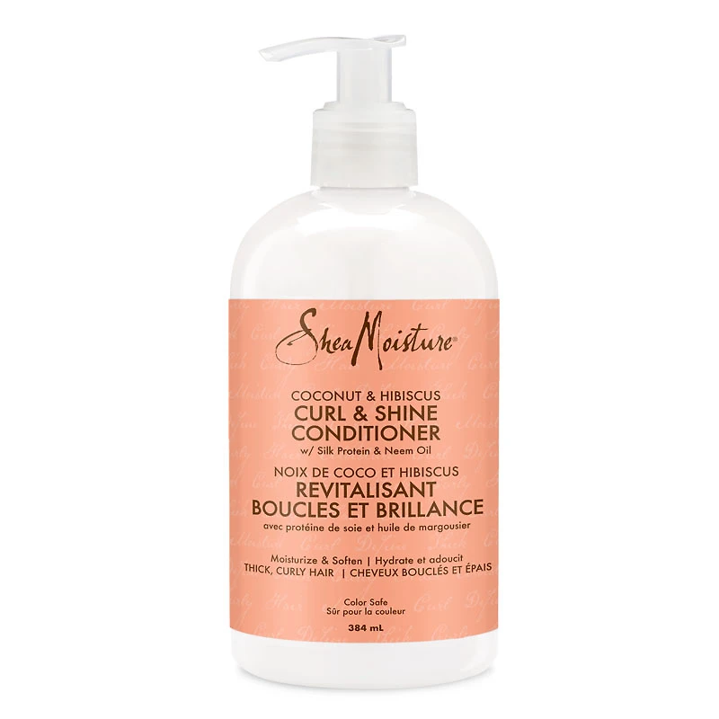 SheaMoisture Coconut & Hibiscus Curl & Shine Conditioner - 384ml