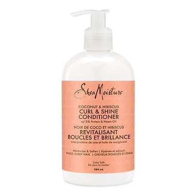 SheaMoisture Coconut & Hibiscus Curl & Shine Conditioner - 384ml