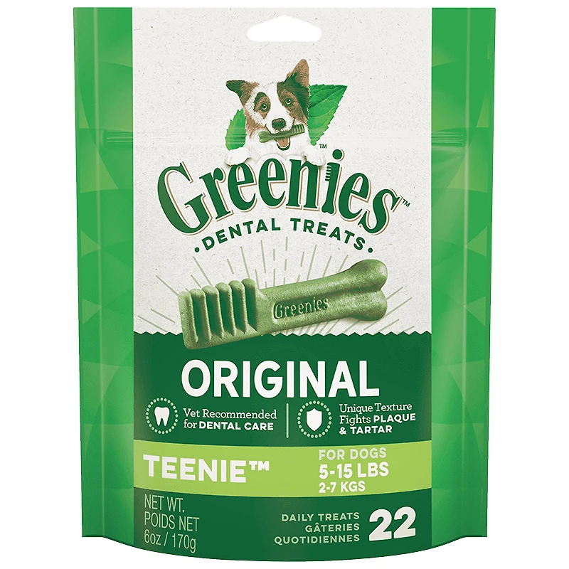 Greenies Teenie Dog Dental Treats - Regular - 6oz