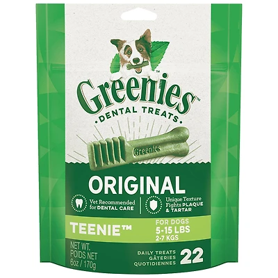 Greenies Teenie Dog Dental Treats - Regular - 6oz