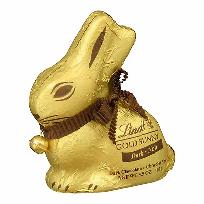 LINDT BUNNY DARK 100G in Gold