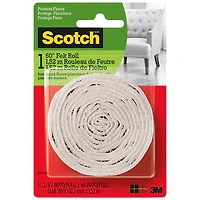 Scotch Easy Cut Felt Furniture Felt Pad - 12.7mm x 1.52m