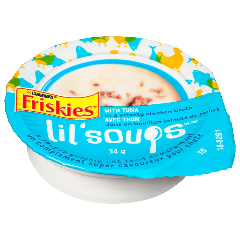 Friskies Lil Soups - Tuna in a Velvety Broth - 34g