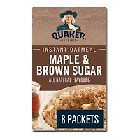 Quaker Instant Oatmeal - Maple and Brown Sugar - 344g