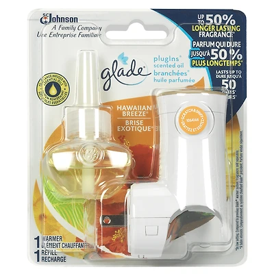 Glade PlugIns Scented Oils Warmer - Hawaiian Breeze