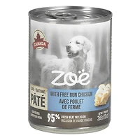 Zoe Pate Dog Food - Free Run Chicken - 369g
