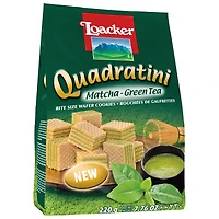 Loacker Quadratini - Matcha - 220g