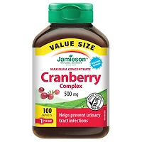 Jamieson Maximum Concentrate Cranberry Complex - 500mg - 100 Capsules
