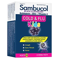 Sambucol Cold & Flu Chew Tabs - 24's