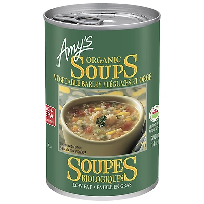 Amy's Organic Soup - Vegetable Barley - 398ml