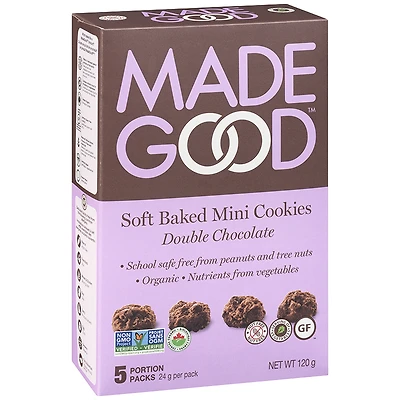 Made Good Granola Bars - Double Chocolate Mini - 120g/5pk