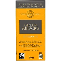 Green & Black's Organic Chocolate - Butterscotch - 90g