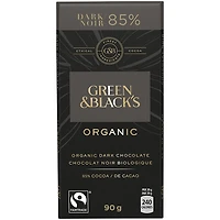 Green & Black's Organic Chocolate - 85% Dark - 90g