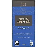 Green & Black's Organic Chocolate - Milk - 90g