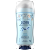Secret Aluminum Free Deodorant - Cotton - 68g