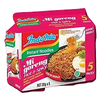 Indomie Mi Goreng Instant Noodles - Hot & Spicy - 5x80g