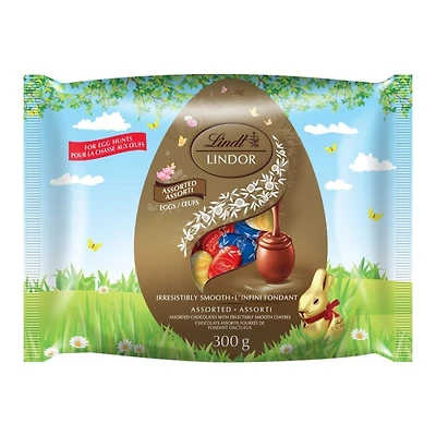 LINDT LINDOR MINI EGGS ASSTD300G