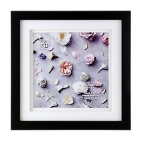 Kiera Grace Double Mat Frame - Black - 9x9 Inch Double Matted for 7x7 Inch - PH00670-7