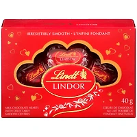 Lindor Amour Hearts Milk Chocolates - 40g/3pk