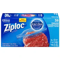 Ziploc Freezer Bags Value Pack - Medium - 38's