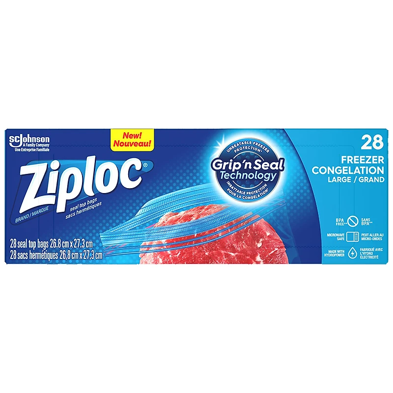 Ziploc Freezer Value Pack - Large - 28s