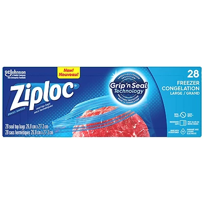 Ziploc Freezer Value Pack - Large - 28s