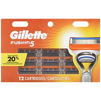 Gillette Fusion5 Men's Razor Blade Refills - 12s