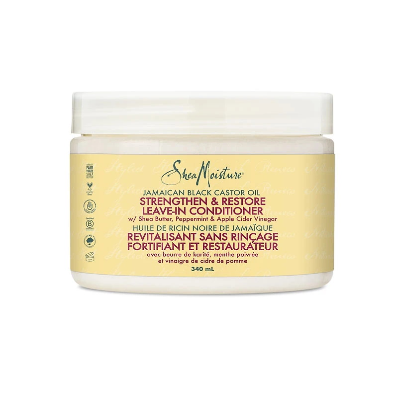 SheaMoisture Jamaican Black Castor Oil Strengthen & Restore Leave-In Conditioner - 340ml