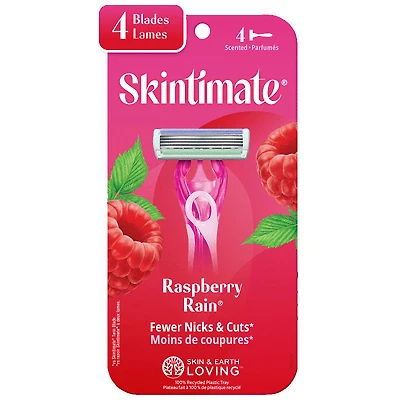 Skintimate Disposable Razors - Raspberry Rain - 4's