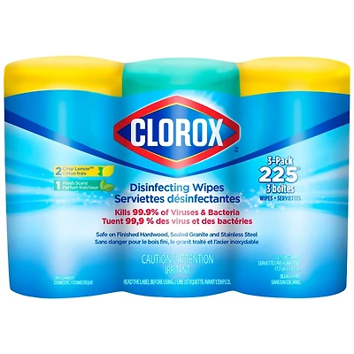 Clorox Disinfecting Wipes - 3x75s