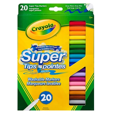 Crayola Super Tips Washable Markers - 20's
