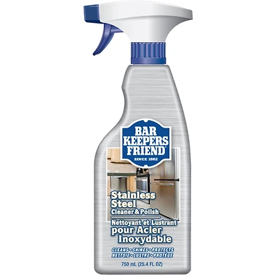 Bar Keepers Friend Stainless Steel Cleaner & Polish - 750ml
