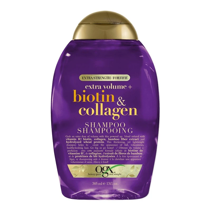 OGX Extra Volume + Biotin & Collagen Shampoo - 385ml