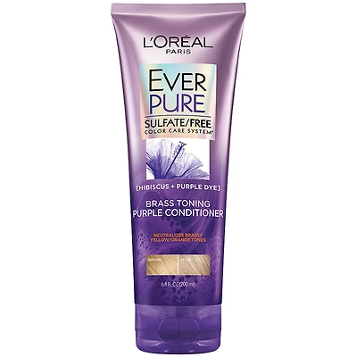 L'Oreal EverPure Brass Toning Purple Conditioner - 200ml