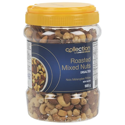 Collection by London Drugs Roasted Mixed Nuts - Unsalted - 908g