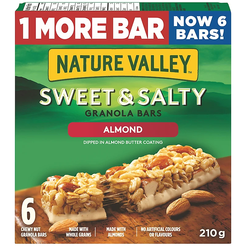 Nature Valley Sweey & Salty Granola Bars - Almond - 210g