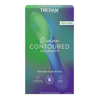 TROJAN Divine Contoured Multi-speed Vibrating Massager - 99187