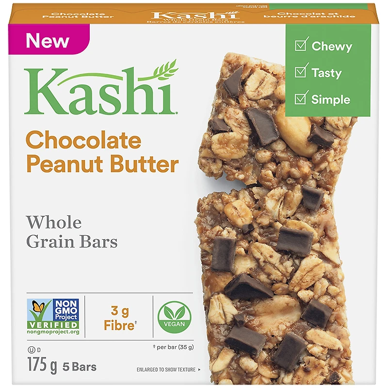 Kashi Whole Grain Bars - Chocolate Peanut Butter - 175g