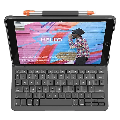 Logitech Slim Folio Keyboard Case for iPad 10.2  - 920-009473
