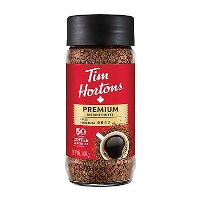 Tim Hortons Premium Instant Coffee - Medium Roast - 100 g