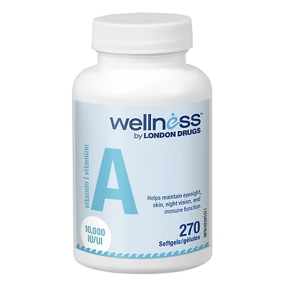 Wellness by London Drugs Vitamin A - 10,000 IU - 270s