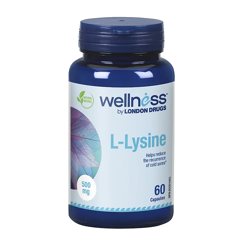 Wellness by London Drugs L-Lysine - 500mg - 60s