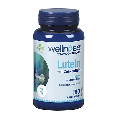 Wellness by London Drugs Lutein with Zeaxanthin - 10mg - 180s